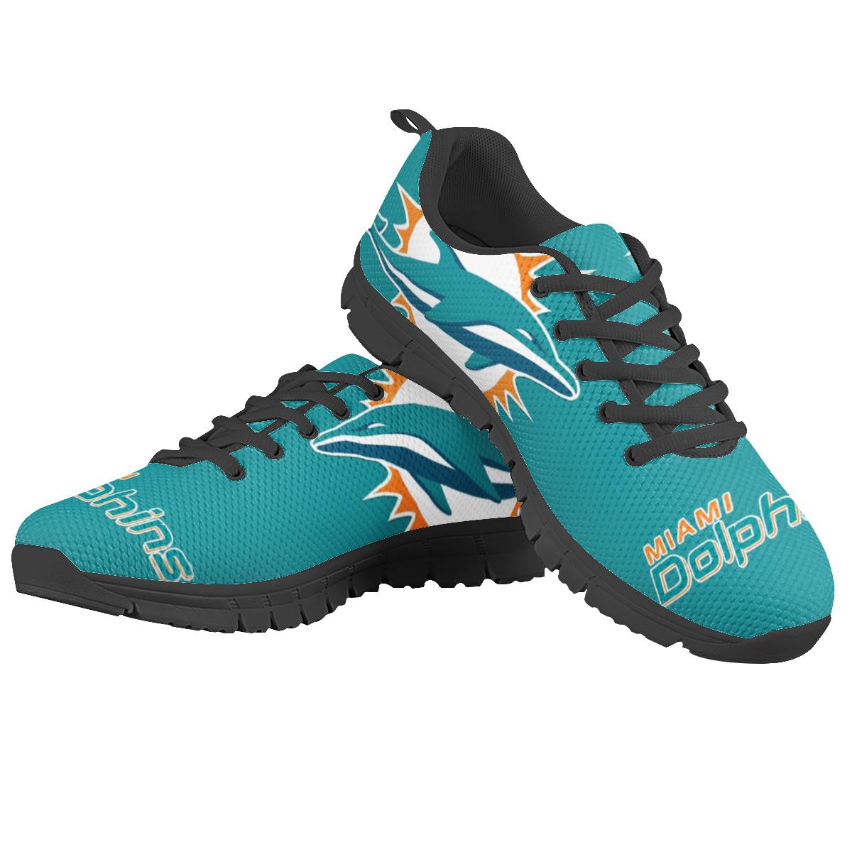 Women's Miami Dolphins AQ Running Shoes 001 Women's Miami Dolphins AQ Running Shoes 001
